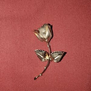 Vintage Giovanni rose brooch